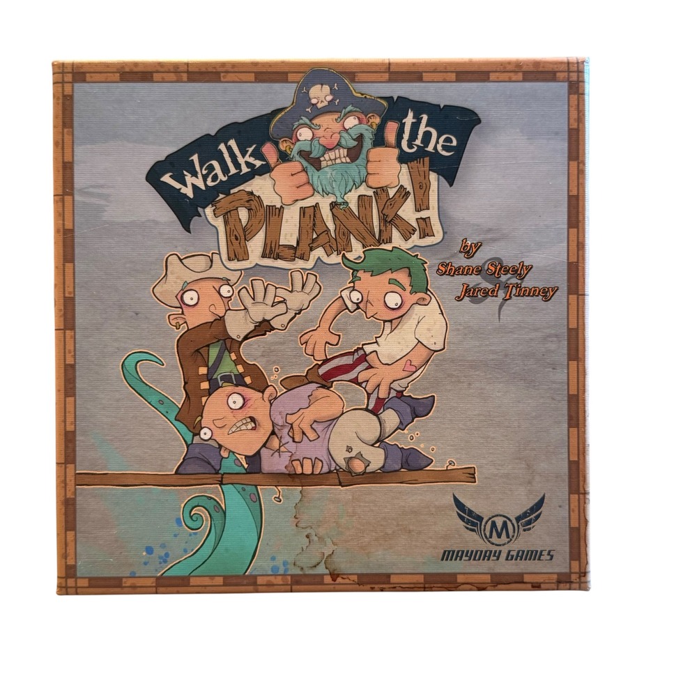 Mayday Games Walk the Plank! Board Game Complete Pirate Strategy Shane Steely